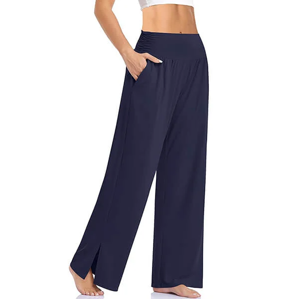 Womens Wide Leg Casual Loose Yoga Sweatpants