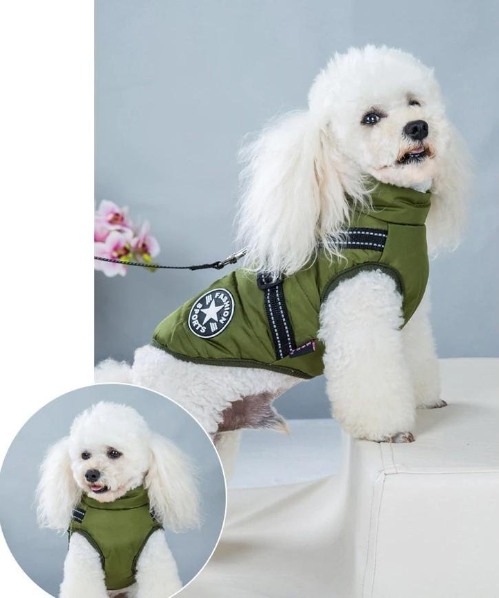 Waterproof Winter Jacket with Built in Harness