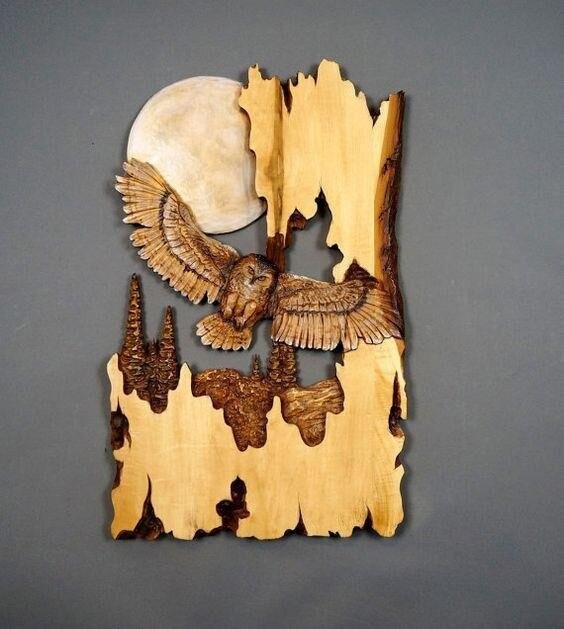 Animal Carving Handcraft Wall Hanging