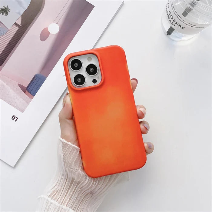 Thermal Sensor Discoloration Mobile Phone Cover