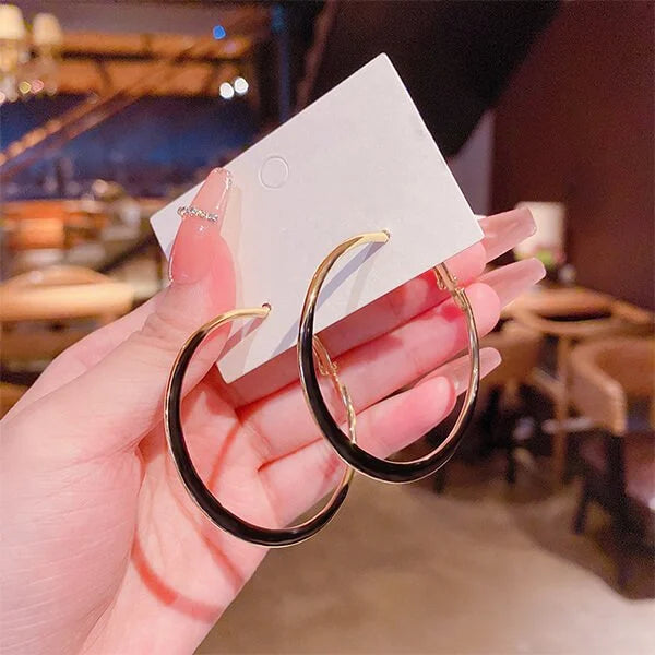 Fashion Oval Earrings