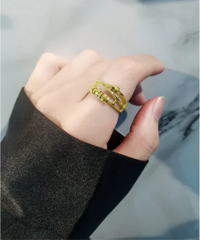 Enamel Fidget Ring