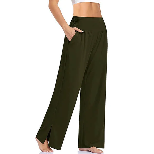 Womens Wide Leg Casual Loose Yoga Sweatpants