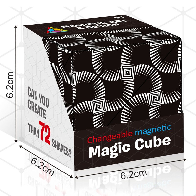 CHANGEABLE MAGNETIC MAGIC CUBE