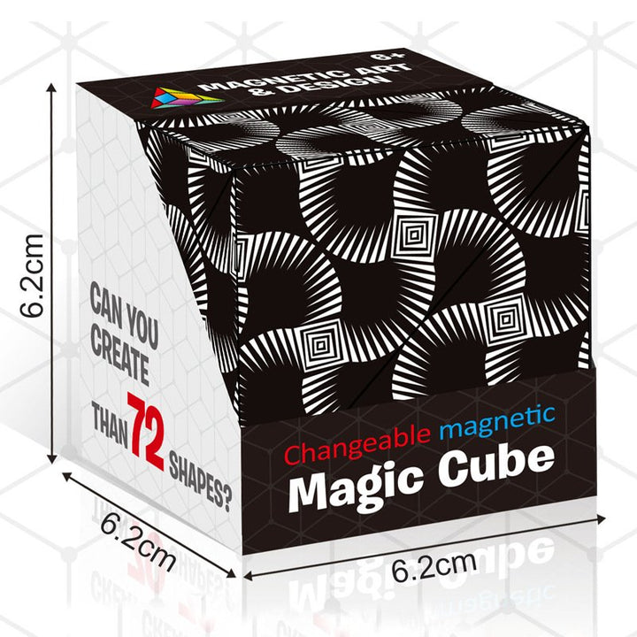 CHANGEABLE MAGNETIC MAGIC CUBE