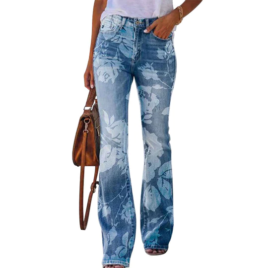 4 Button Flare Jeans