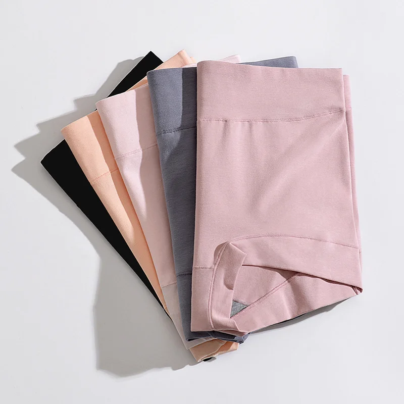 Womens Large Size High Waist Cotton Graphene Crotch Antibacterial Panties