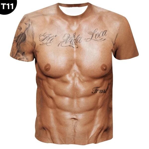 MUSCLE TATTOO All Over Print T Shirt