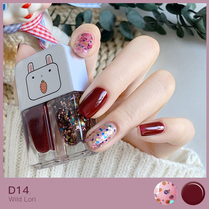 Manicure water based bright scrub can tear nail polish