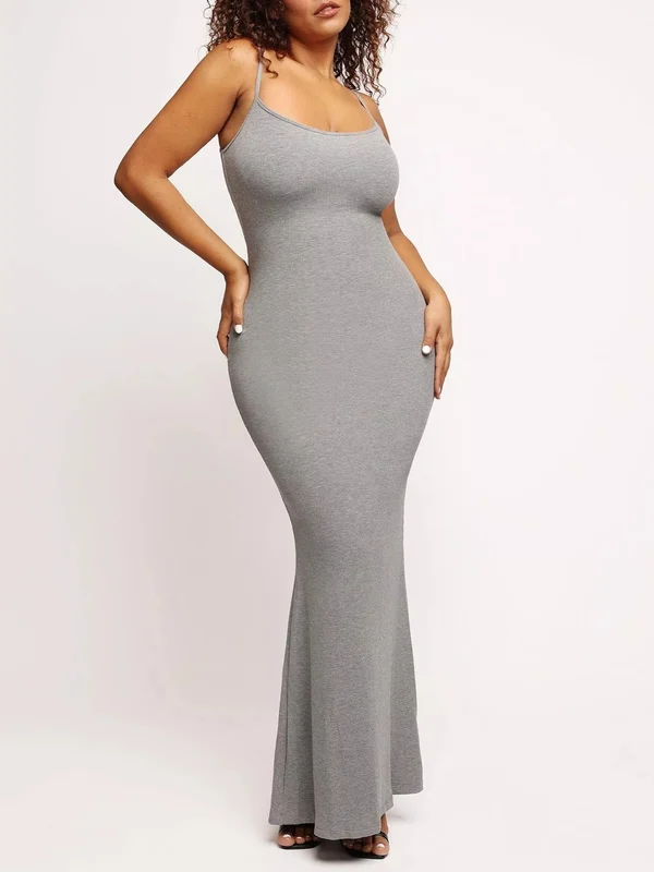 BUILT IN SHAPEWEAR MODAL SOFT LOUNGE DRESSES