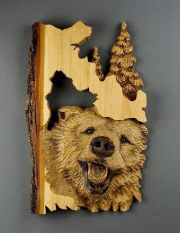Animal Carving Handcraft Wall Hanging