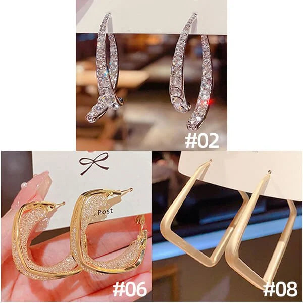 Fashion Oval Earrings