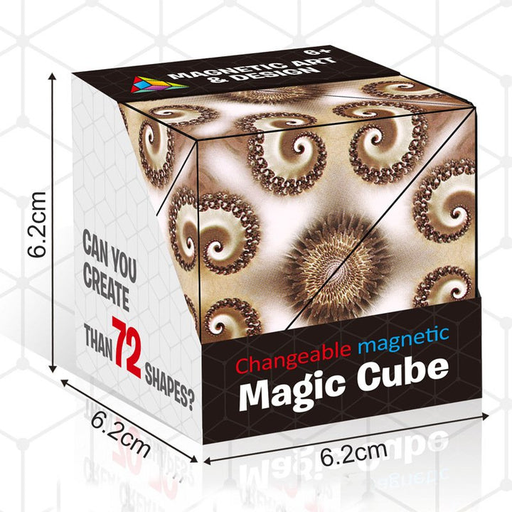 CHANGEABLE MAGNETIC MAGIC CUBE