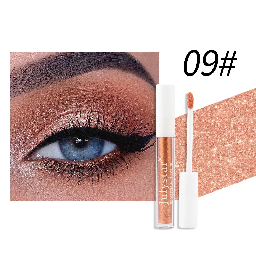 JULYSTAR 10 Colors Liquid Glitter Eyeshadow Set