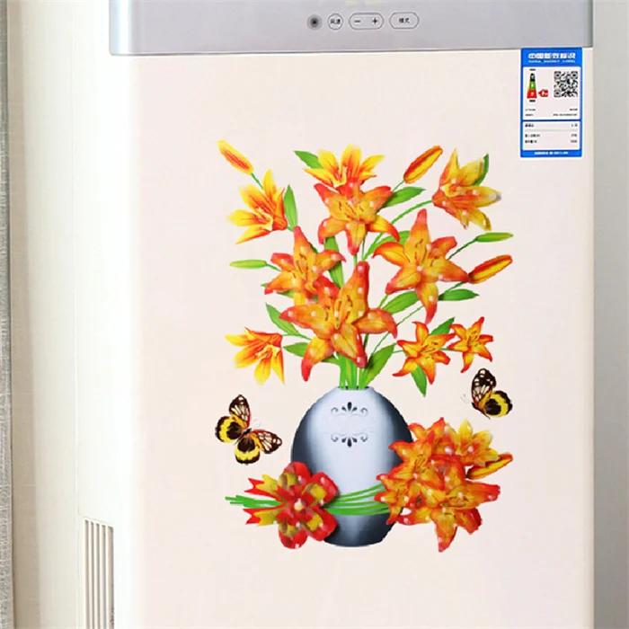 3D Vase Sticker