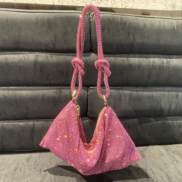 Luxury Design Shiny Rhinestones Handbag