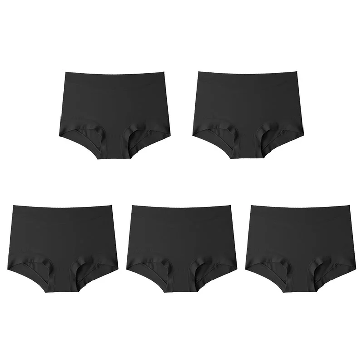 Womens Large Size High Waist Cotton Graphene Crotch Antibacterial Panties