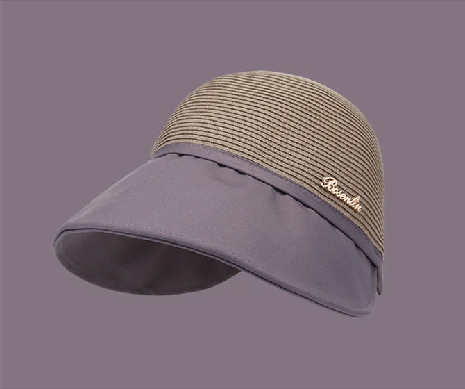Womens large brim sunscreen hat for beach outing in summer