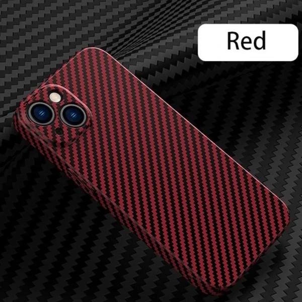 Carbon Fiber Texture Magnetic Wireless Charging iPhone Case
