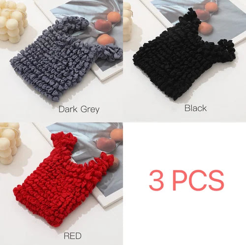Magic stretch bag pleated bag