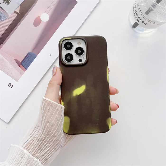 Thermal Sensor Discoloration Mobile Phone Cover