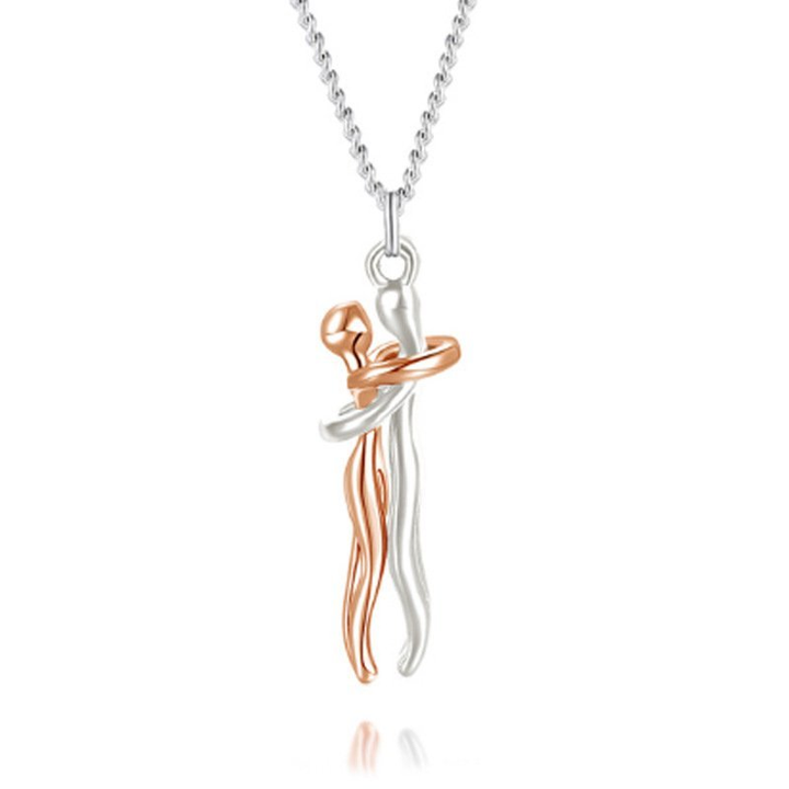 Couple Hug Necklace