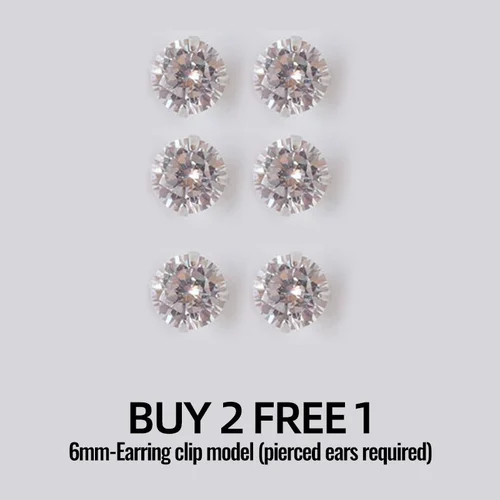 Magnetic Zircon Stud  Ear Clip