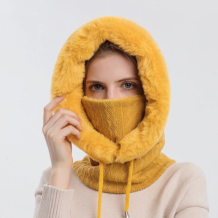 Winter Knit Set Unisex Warm Wind Proof Cap