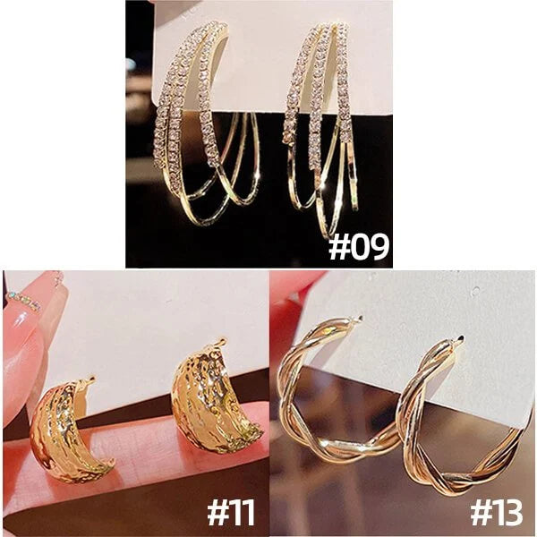 Fashion Oval Earrings