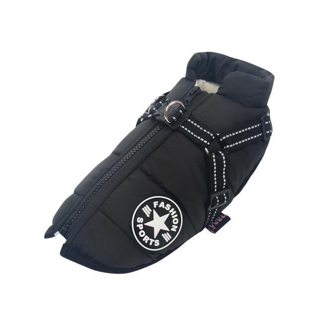 Waterproof Winter Jacket with Built in Harness
