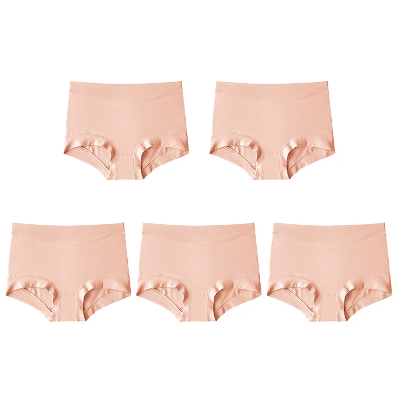 Womens Large Size High Waist Cotton Graphene Crotch Antibacterial Panties
