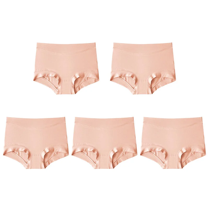Womens Large Size High Waist Cotton Graphene Crotch Antibacterial Panties
