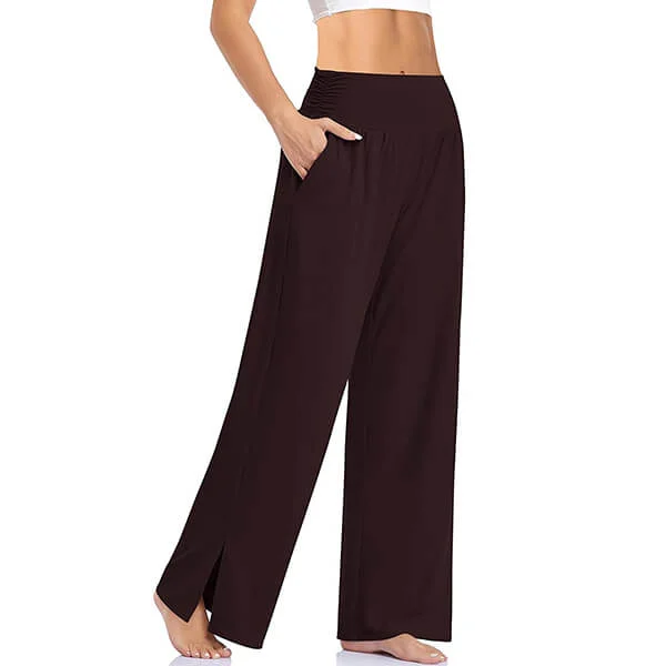 Womens Wide Leg Casual Loose Yoga Sweatpants