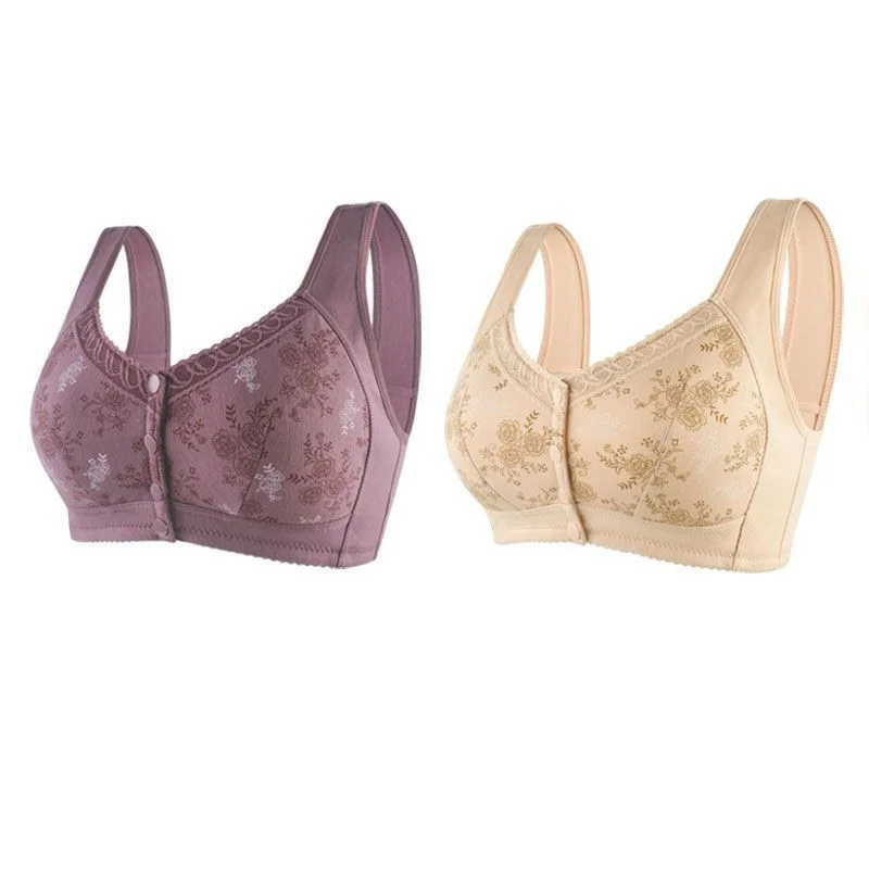 Cotton Front Closure Bra