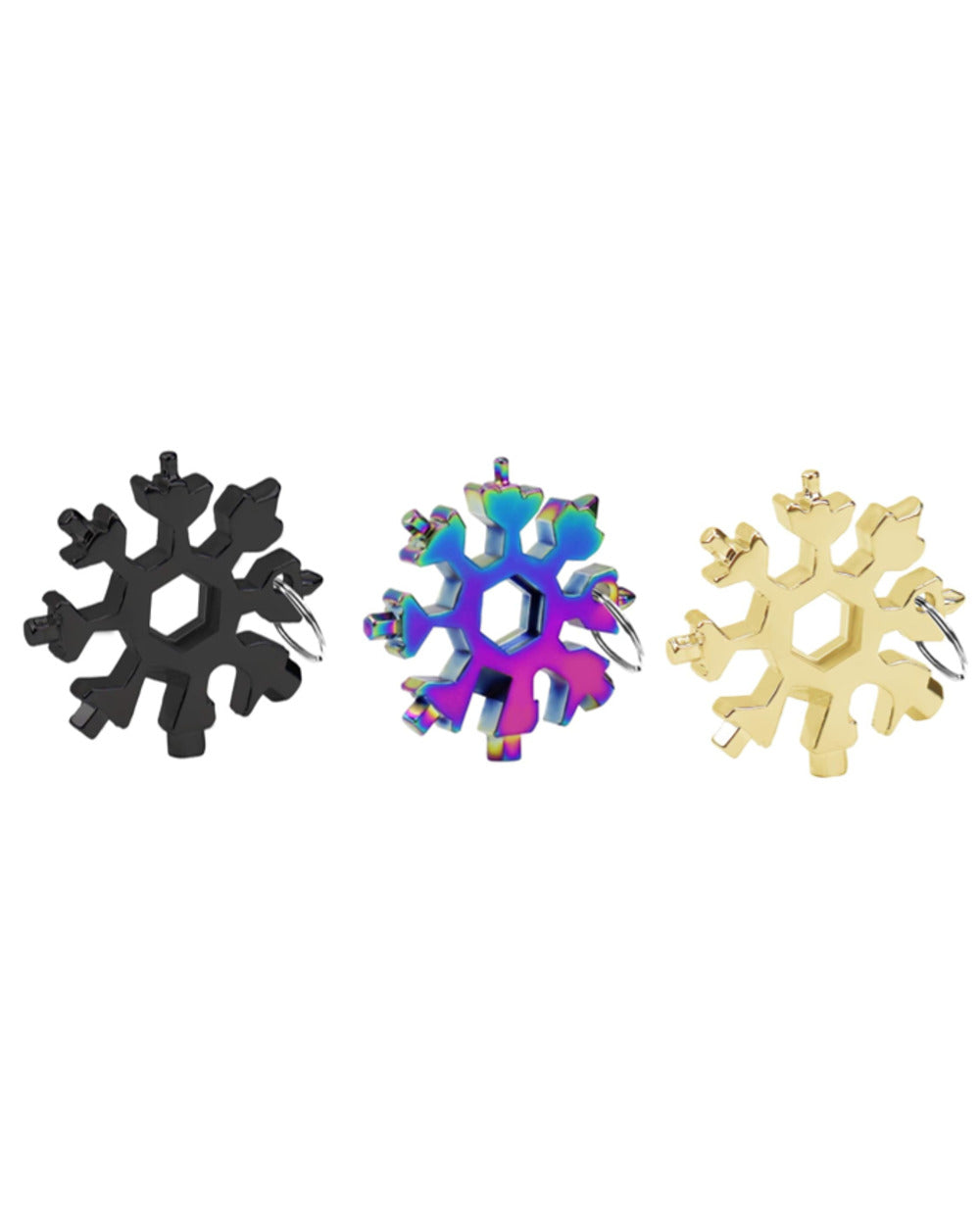 Portable 18 In 1 Mini Snowflake Pocket Multitool