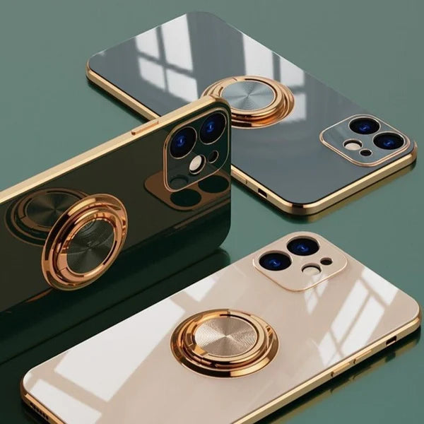 Plated iPhone Case with Ring