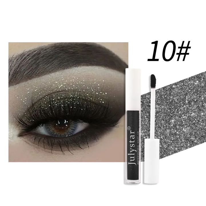 JULYSTAR 10 Colors Liquid Glitter Eyeshadow Set