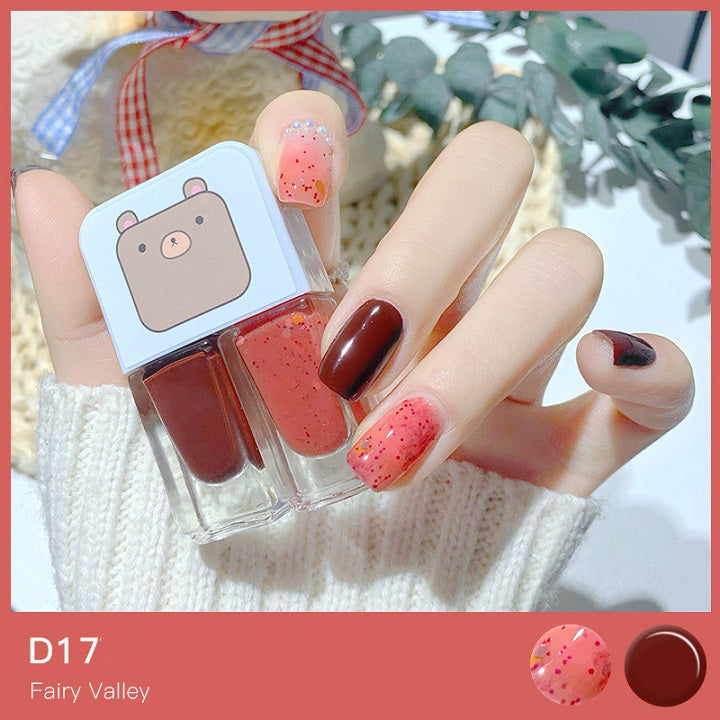 Manicure water based bright scrub can tear nail polish