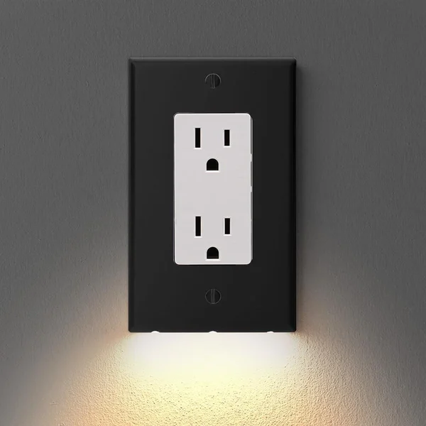 Outlet Wall Plate With Night Lights