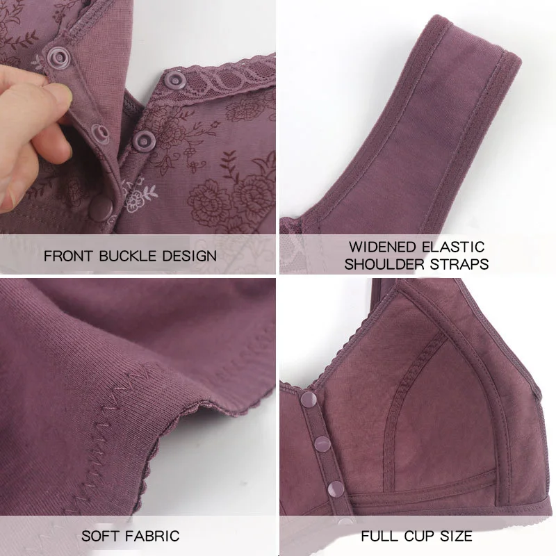 Cotton Front Closure Bra
