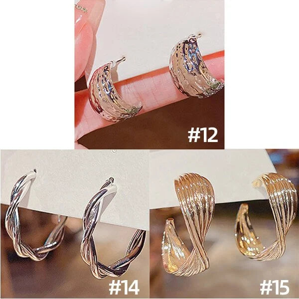 Fashion Oval Earrings