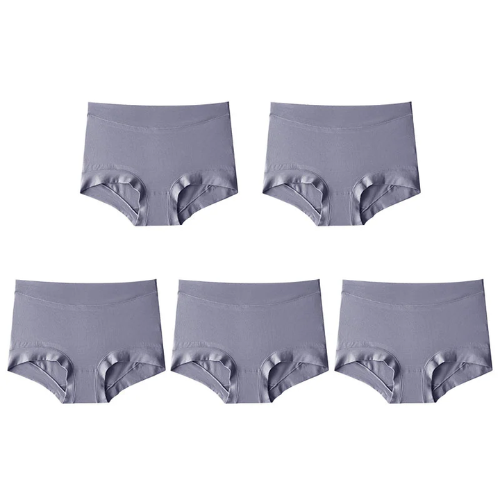 Womens Large Size High Waist Cotton Graphene Crotch Antibacterial Panties