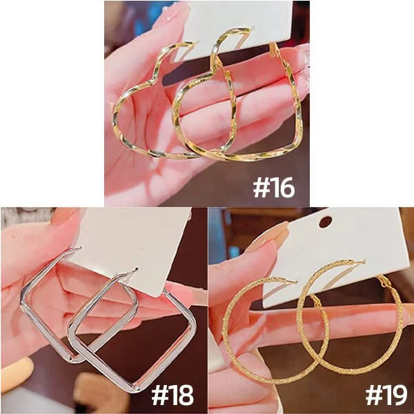 Fashion Oval Earrings