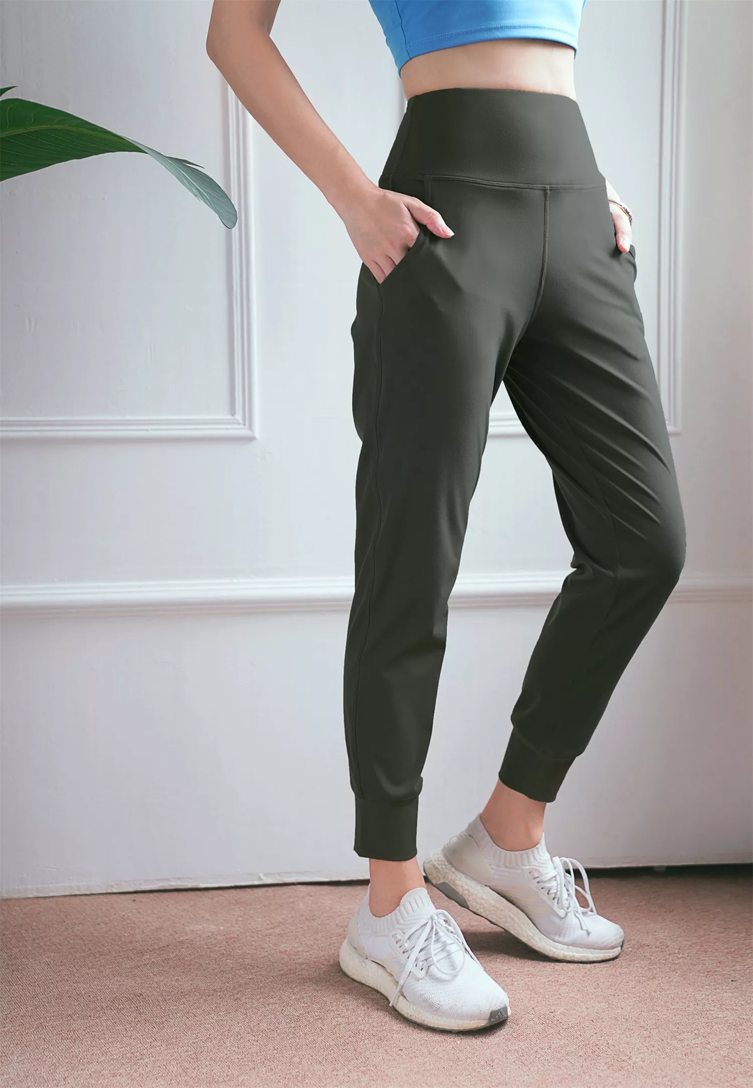 All Day High Rise Slim Cropped Jogger pants