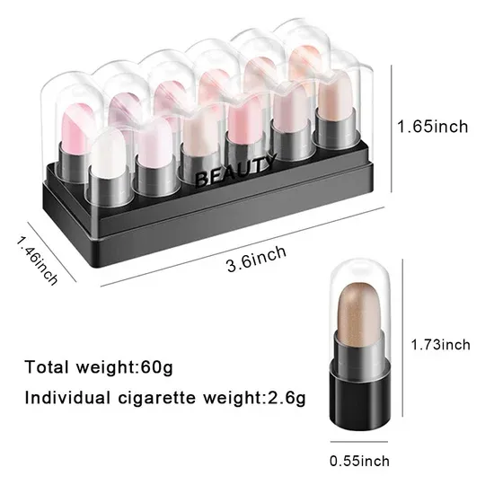 12 Colors Eye Shadow Pen