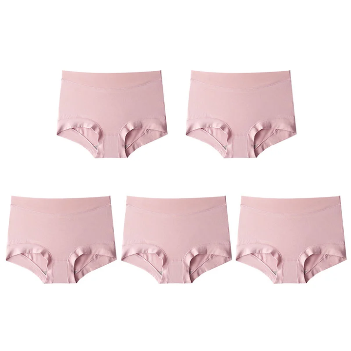 Womens Large Size High Waist Cotton Graphene Crotch Antibacterial Panties