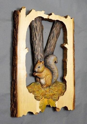 Animal Carving Handcraft Wall Hanging