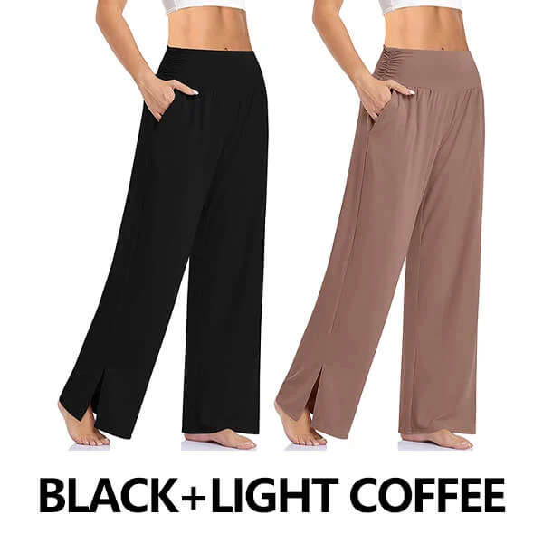 Womens Wide Leg Casual Loose Yoga Sweatpants