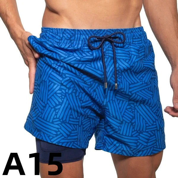 Double layer beach pants