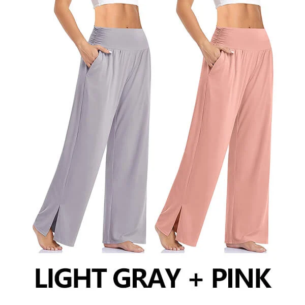 Womens Wide Leg Casual Loose Yoga Sweatpants